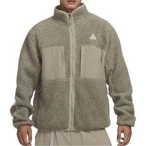 Nike ACG Arctic Wolf Full-Zip Sherpa Jacket FN0372-247 Khaki new